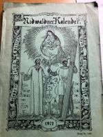 Antiker Nidwaldner Kalender 1972