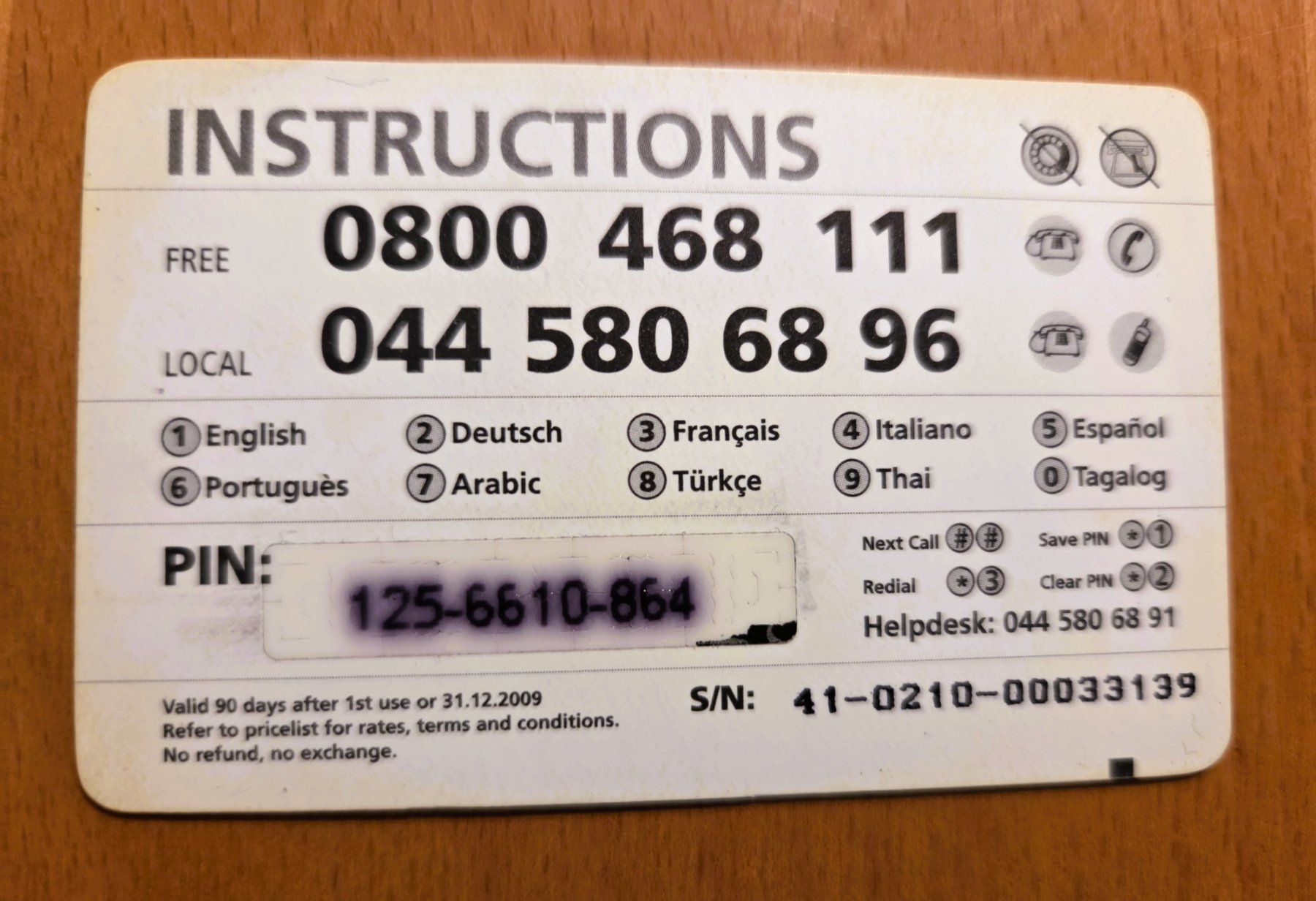 Schede telefoniche: PREPAID - SCHWEIZ – Usato da Brüttisellen venduto da Nighttrain 1
