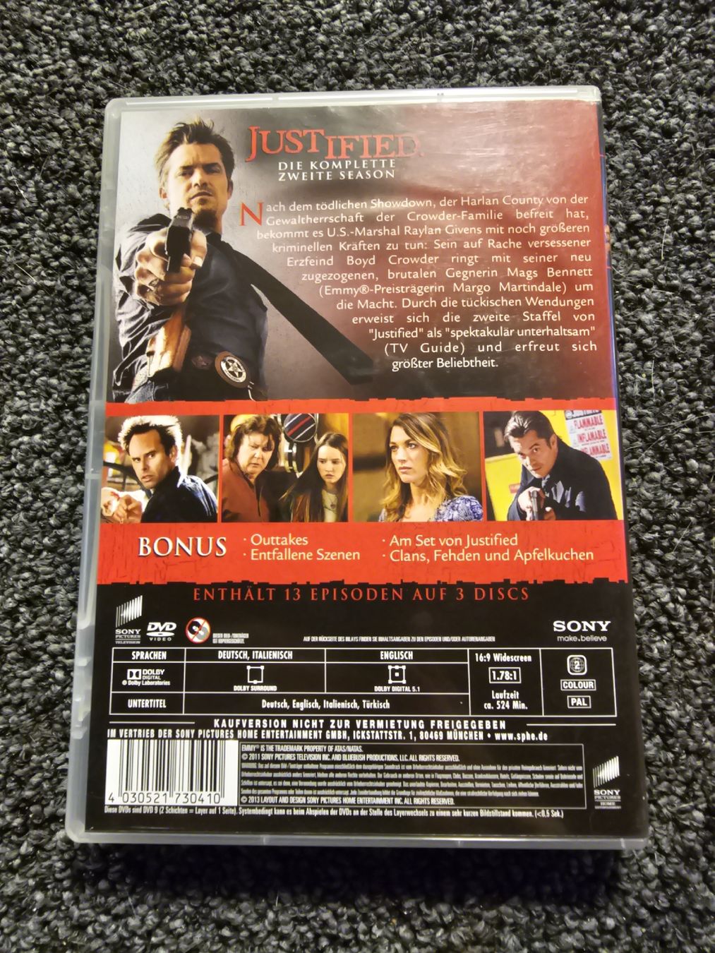 Tutti i DVDs: Justified - Staffel 2 – Usato da Ruswil venduto da jan_bxl5 1