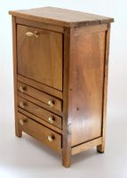 B0380 Antike rare Miniatursekretär-Schatulle ~1830