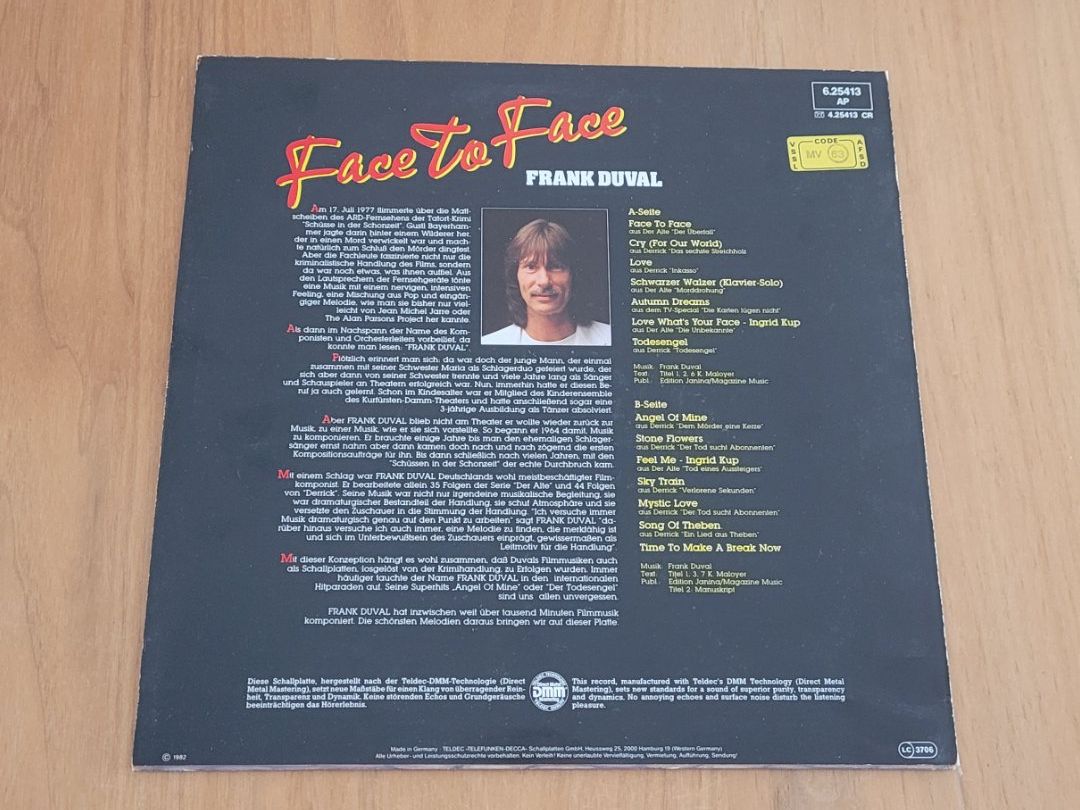 Dischi in vinile: LP  Frank Duval – Usato da Martigny venduto da MZ-67 1
