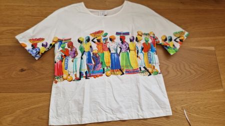 Stella Jean Top Afrikanische Frauen Gr. 40
