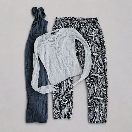 3tlg Set Gr. S: Boho Jäckli, Sommer Hosen & Kleid