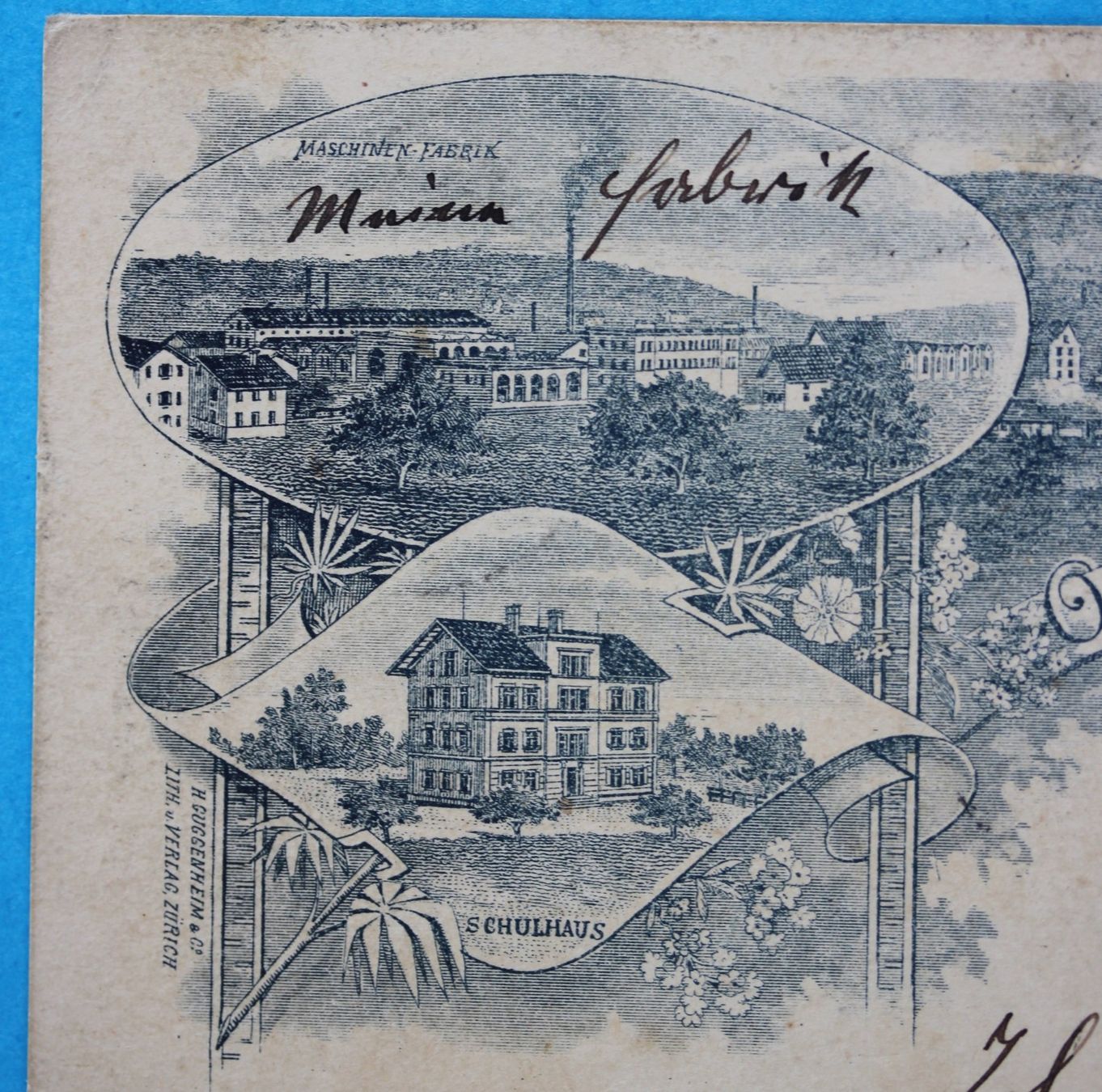 Cartoline postali: OERLIKON LITHO AK 1898 – Usato da Lotzwil venduto da pirolh 1
