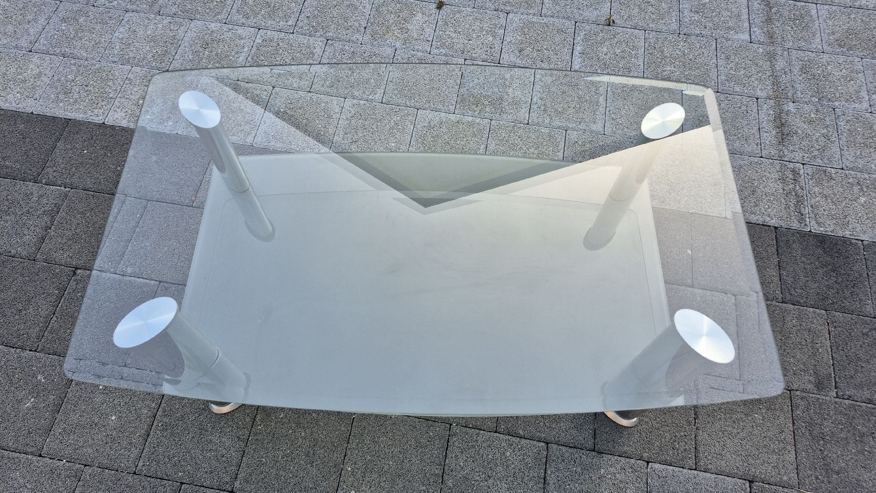 Tavoli: Moderner Glastisch, Couchtisch, Wohnzimmertisch  – Usato da Dübendorf venduto da maxdedax 1