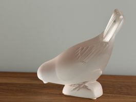 Lalique Crystal Dove Figurine