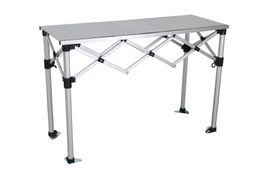 Gardeko Falttisch 140x53 Bartisch Theke faltbar Messetisch