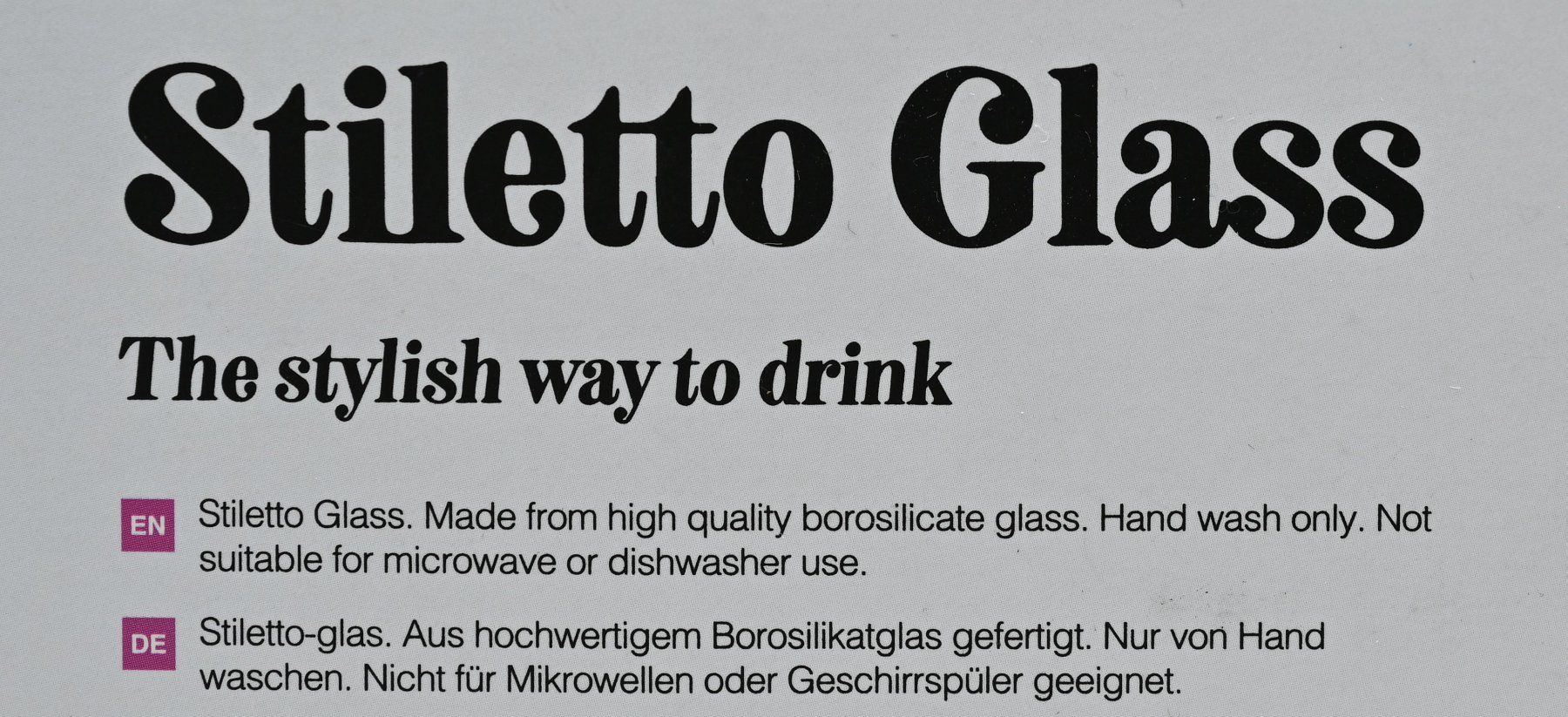 Bicchieri: Stiletto Champagnerglas – Nuovo e nell'imballaggio originale da Dürnten venduto da pema28 5