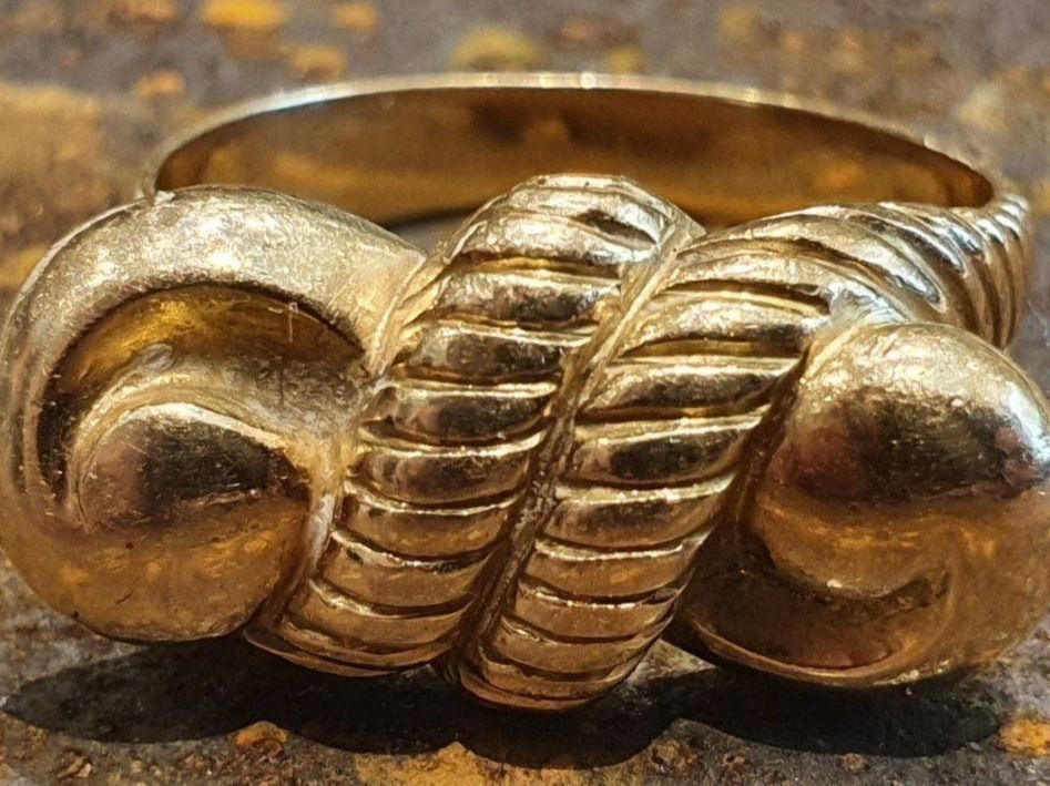 Ringe: Römischer Ring 18 Karat Gold 750 – Gebraucht aus Unterägeri von Altgoldschmuck 1