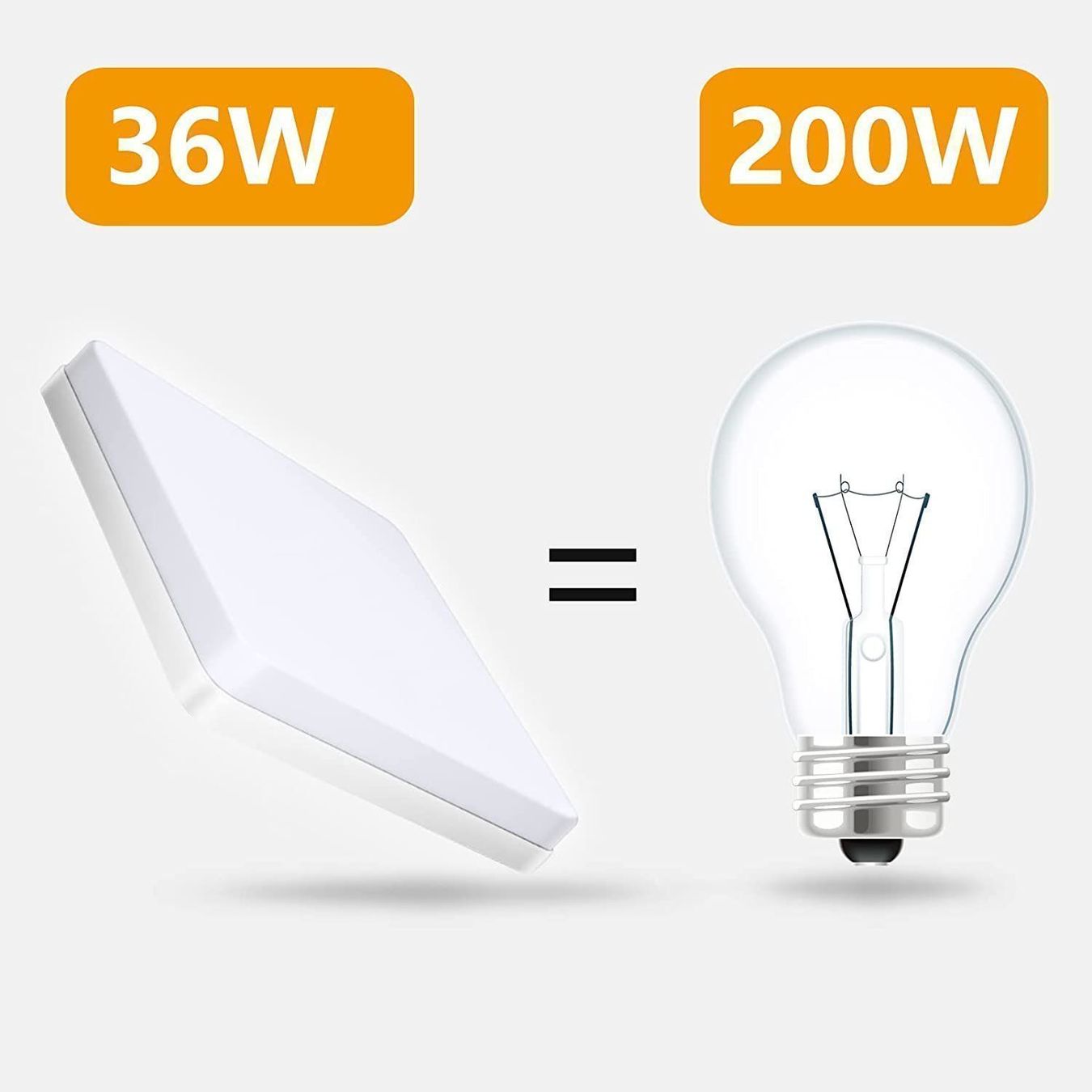 Lustres & lampes de plafonds: 36W LED Deckenleuchte Wohnzimmerlampe Deckenlampe Panel – Neuf avec emballage d'origine à Zürich par NovaDen 1