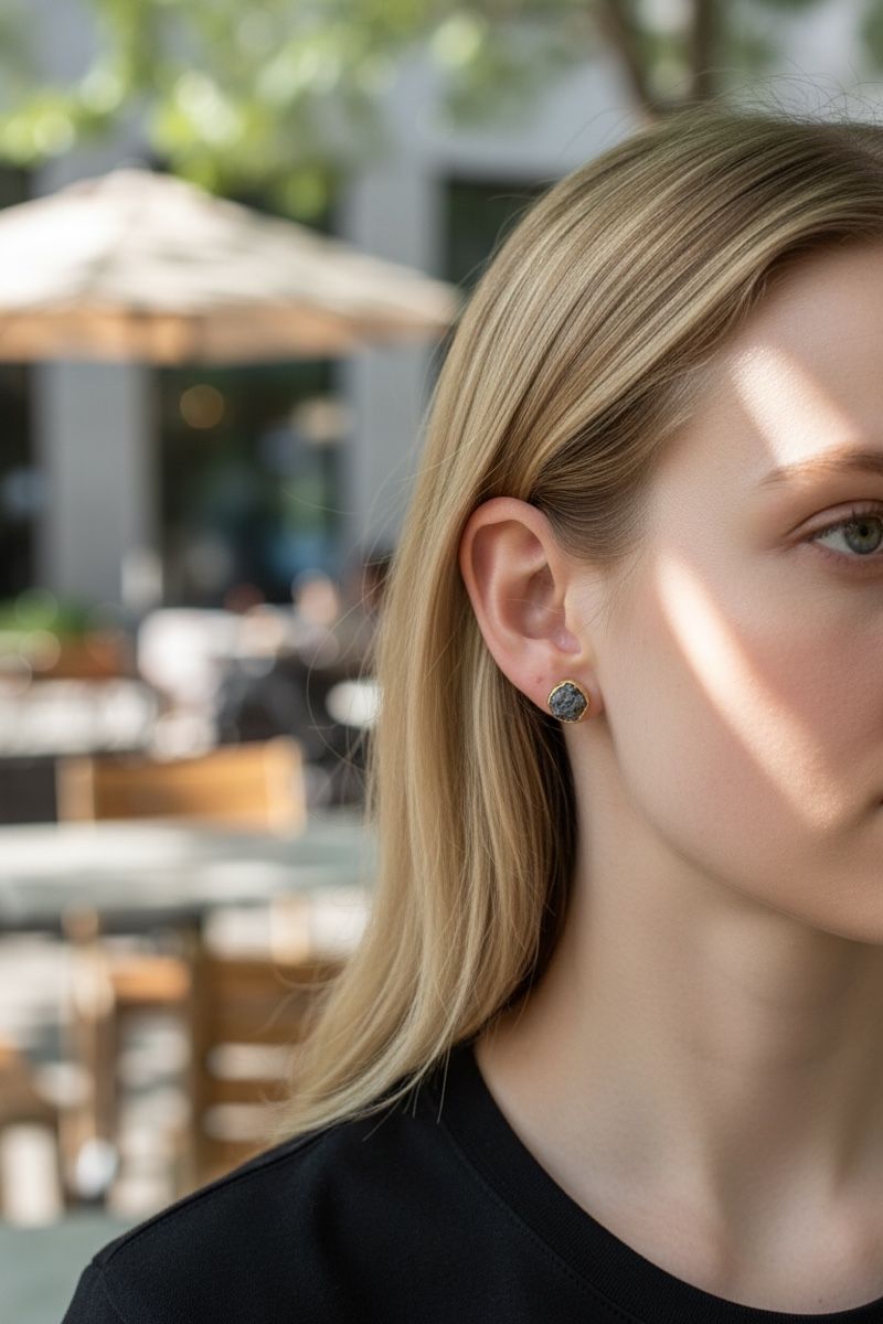 Orecchini pendenti & Orecchini a lobo: 9 Karat Echtgold Herkimer Diamant Ohrstecker – Nuovo e nell'imballaggio originale da Amriswil venduto da nic_vq6k 2