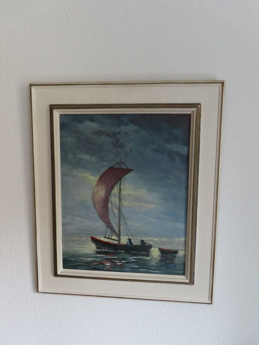 Gemälde: Segelschiff auf See – Gebraucht aus Rüfenacht BE von mada05