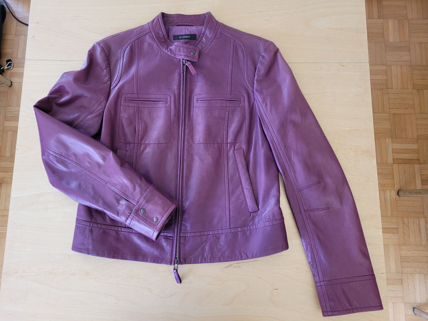 Windsor Giacche: Echt Leder Jacke Lederjacke Windsor Gr 38 – Usato da Wiesendangen venduto da samoalk
