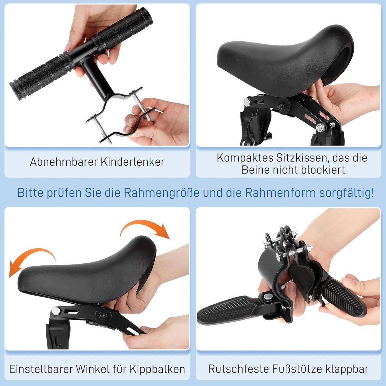 Pezzi di ricambio: Kinder-Fahrradsitz mit Lenkerbefestigung – Nuovo e nell'imballaggio originale da Geneve venduto da Titi2008 5