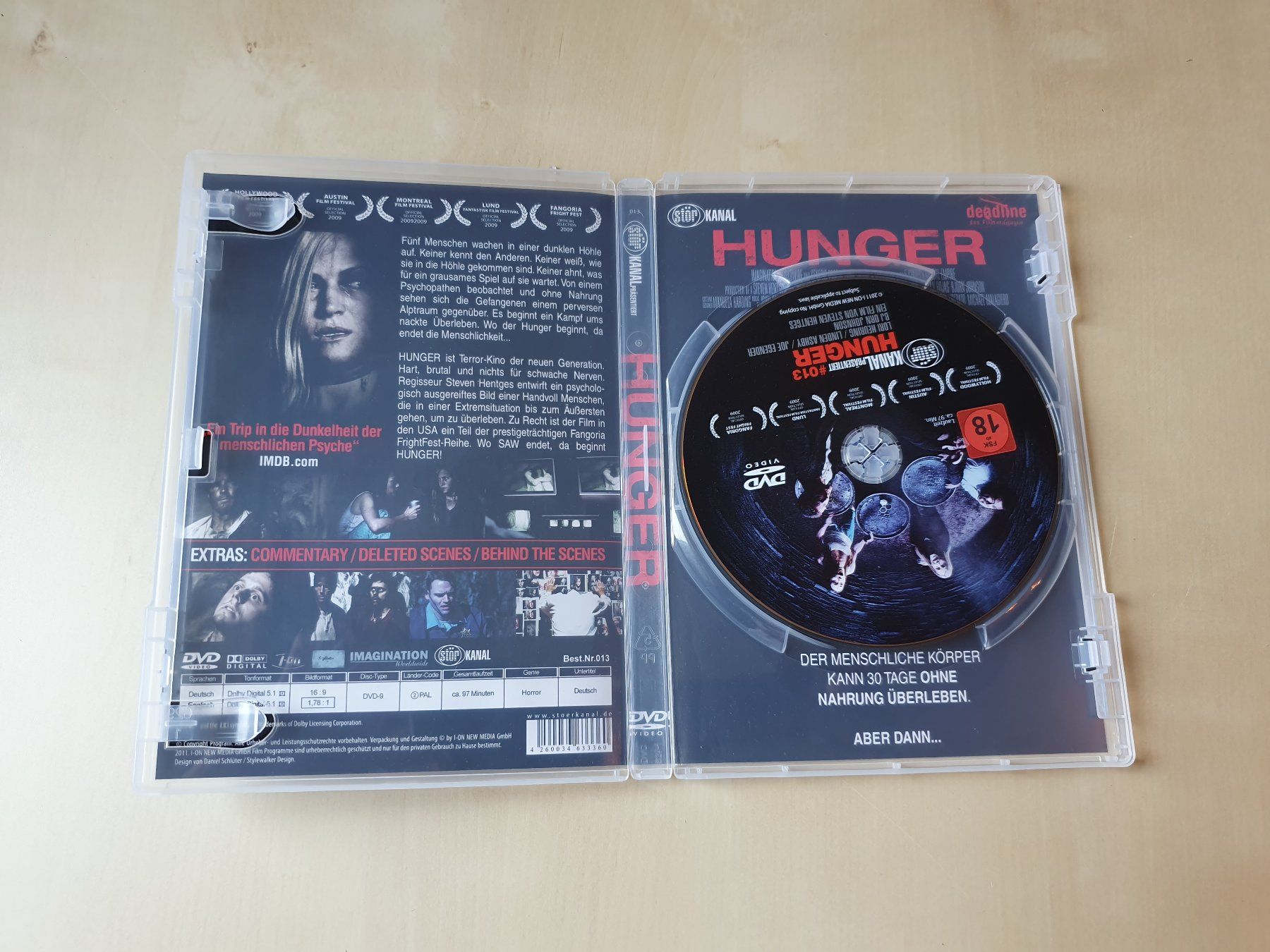 Alle DVDs: Hunger – Gebraucht aus Stansstad von collectorsshop 2