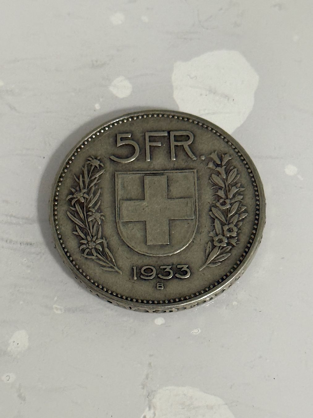 Tutti le monete: 5 Franken 1933  Silber – Usato da Wallisellen venduto da SWISS_SILVER1 1