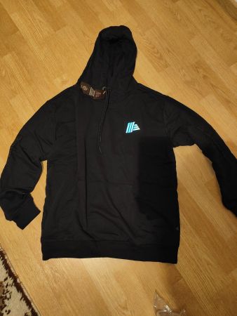 Sweat-Hoodie Aldi, Schwarz - Grösse L (52/54) - NEU