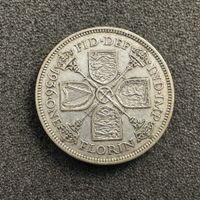 1 Florin Silber England 1936