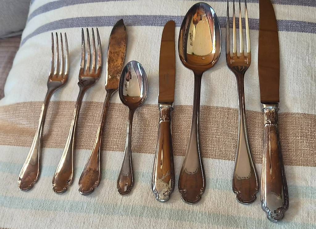 Set di piatti: Services Christofle – Nuovo e nell'imballaggio originale da Bouveret venduto da lagartha 1