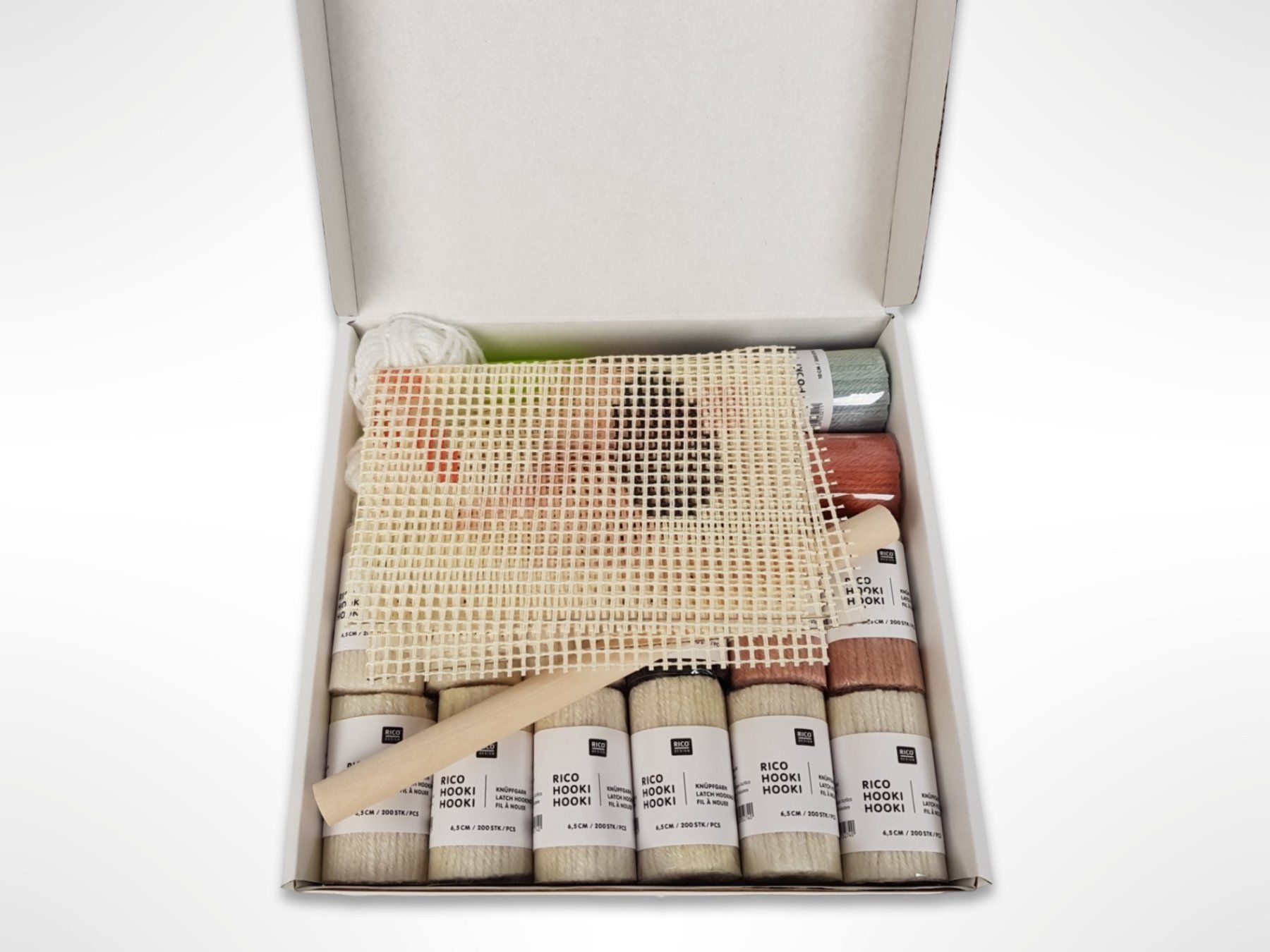 Kit bricolage: RICO Knüpfset Wandbehang Steine – Nuovo (secondo la descrizione) da Suhr venduto da Restwert_Suhr 1