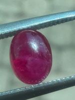 RUBIN (H)  Cabochon  pinkish / rot  oval   1.05cts   Burma