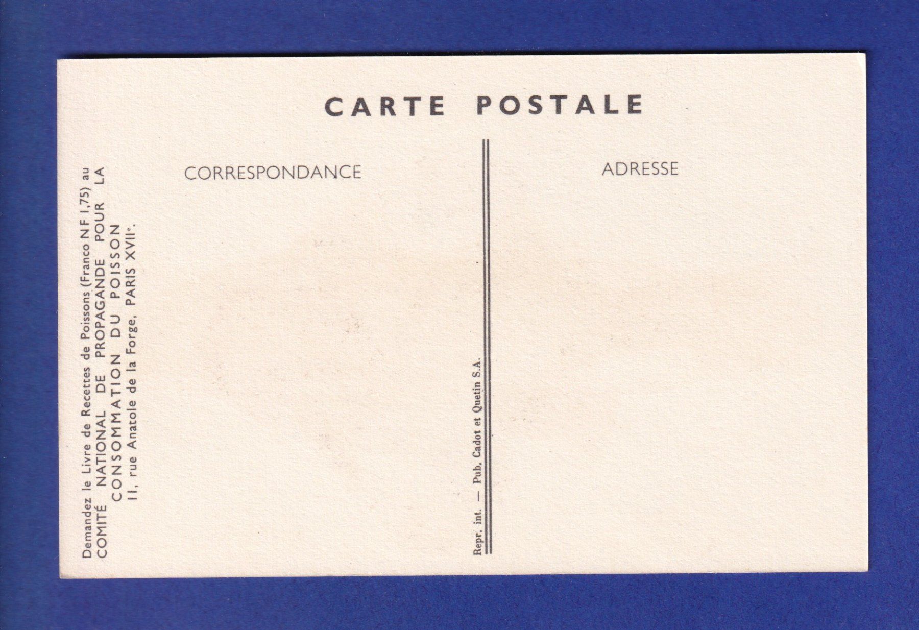 Cartes postales: Poisson - SAINT-PIERRE – D'occasion à Pully par nicecards-shop 1