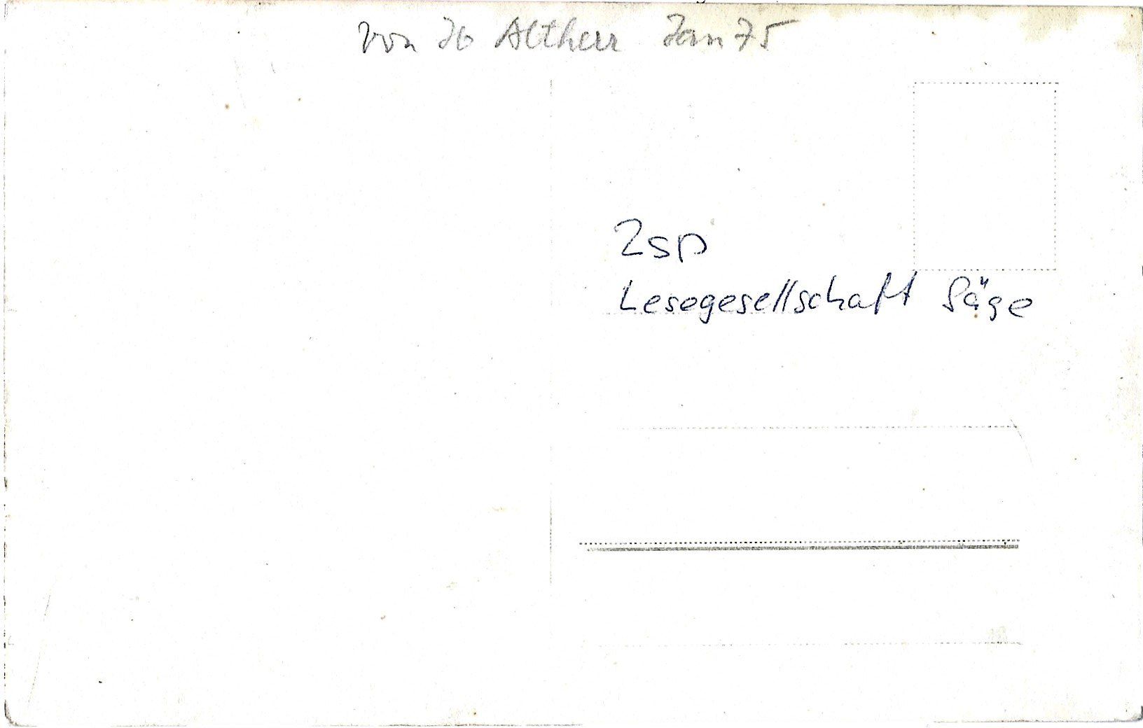 Cartoline postali: Schulhaus  Säge, Herisau. – Usato da Bütschwil venduto da Jackson1A 1