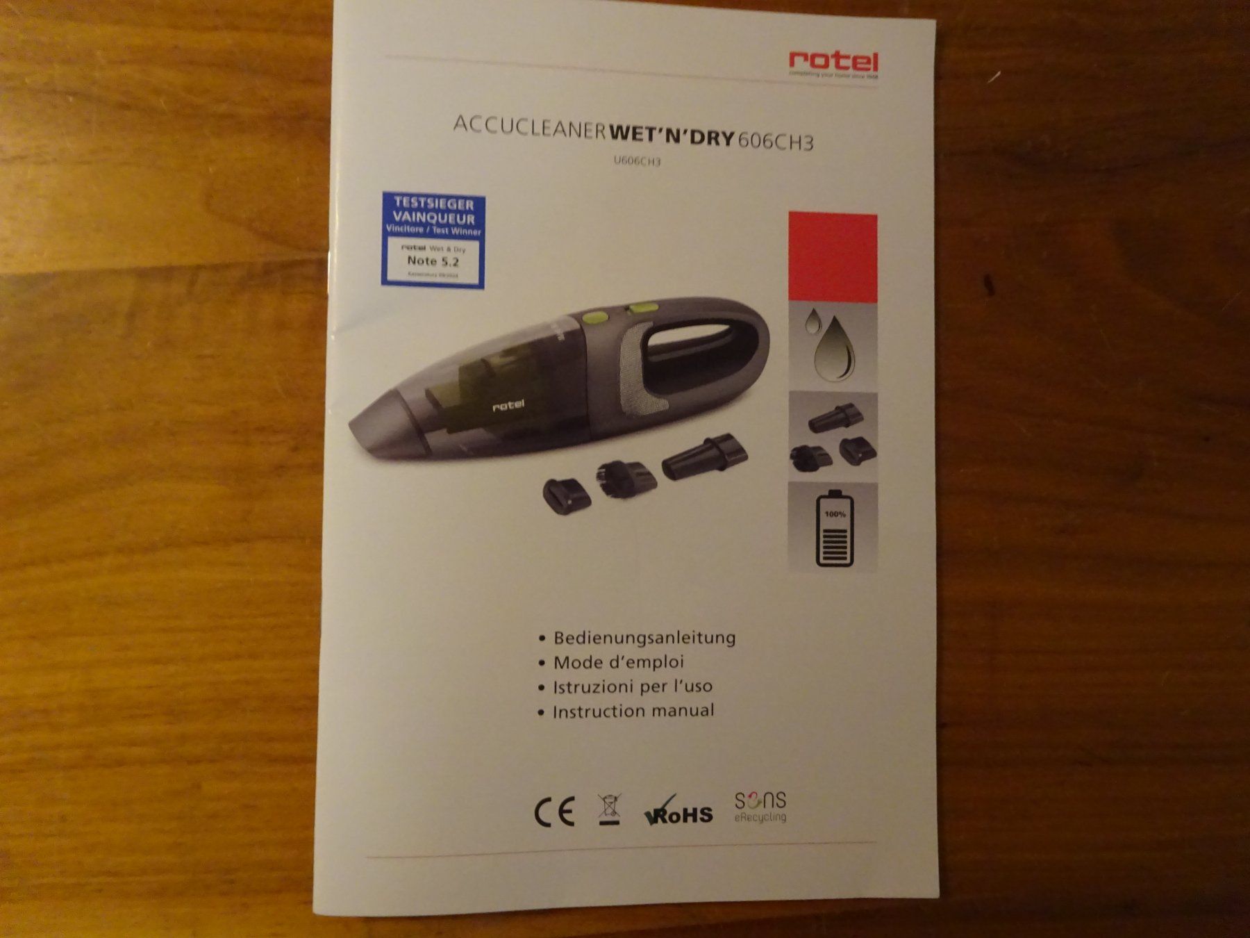 Rotel Aspirapolveri & Accessori: HAND STAUBSAUGER ** ROTEL ** NEUWERTIG – Usato da Luzern venduto da xrayspex99 1