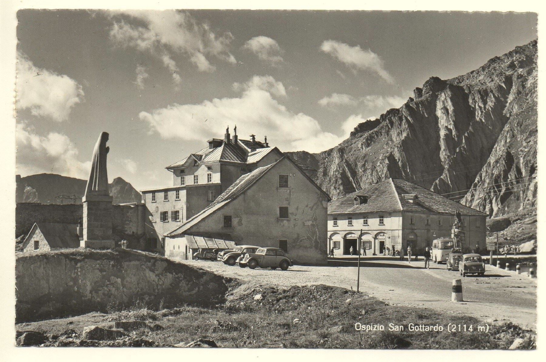 Cartoline postali: SAN GOTTARDO Ospizio Auto Bus – Usato da Jona venduto da philajona
