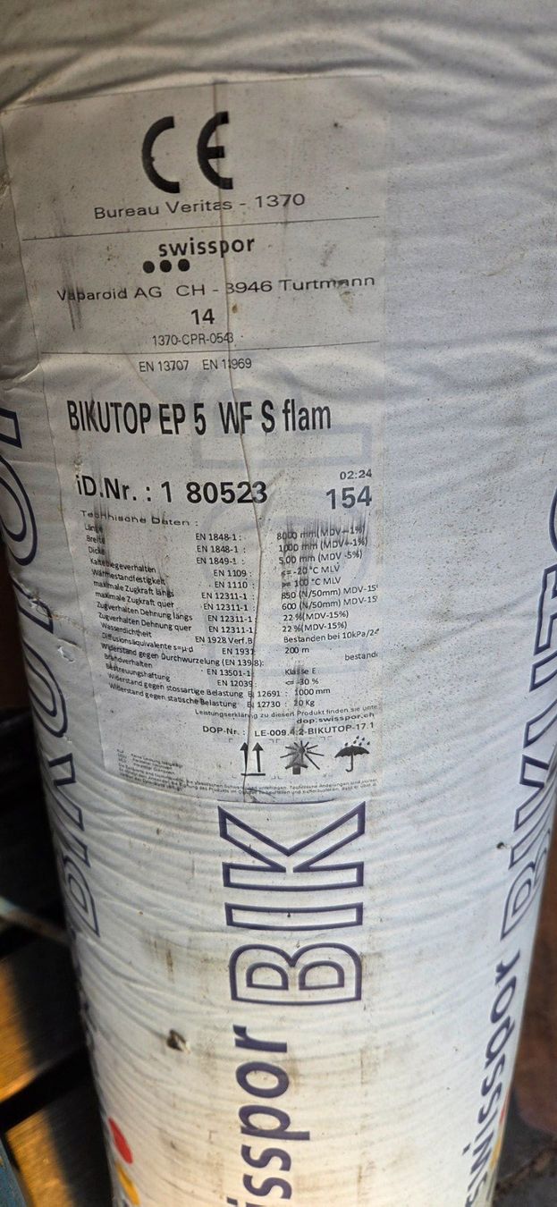 Bitumen Bikutop EP5 WF S flam , neu, ungebraucht. (Neu (gemäss ...