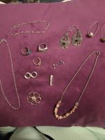 lot bijoux en argent 925