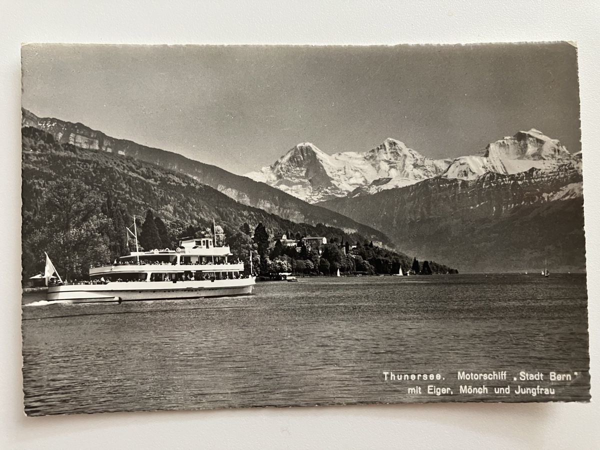 Ansichtskarten: AK Thunersee Motorschiff 1961 – Gebraucht aus Zürich von Classic_Collection_Zurich
