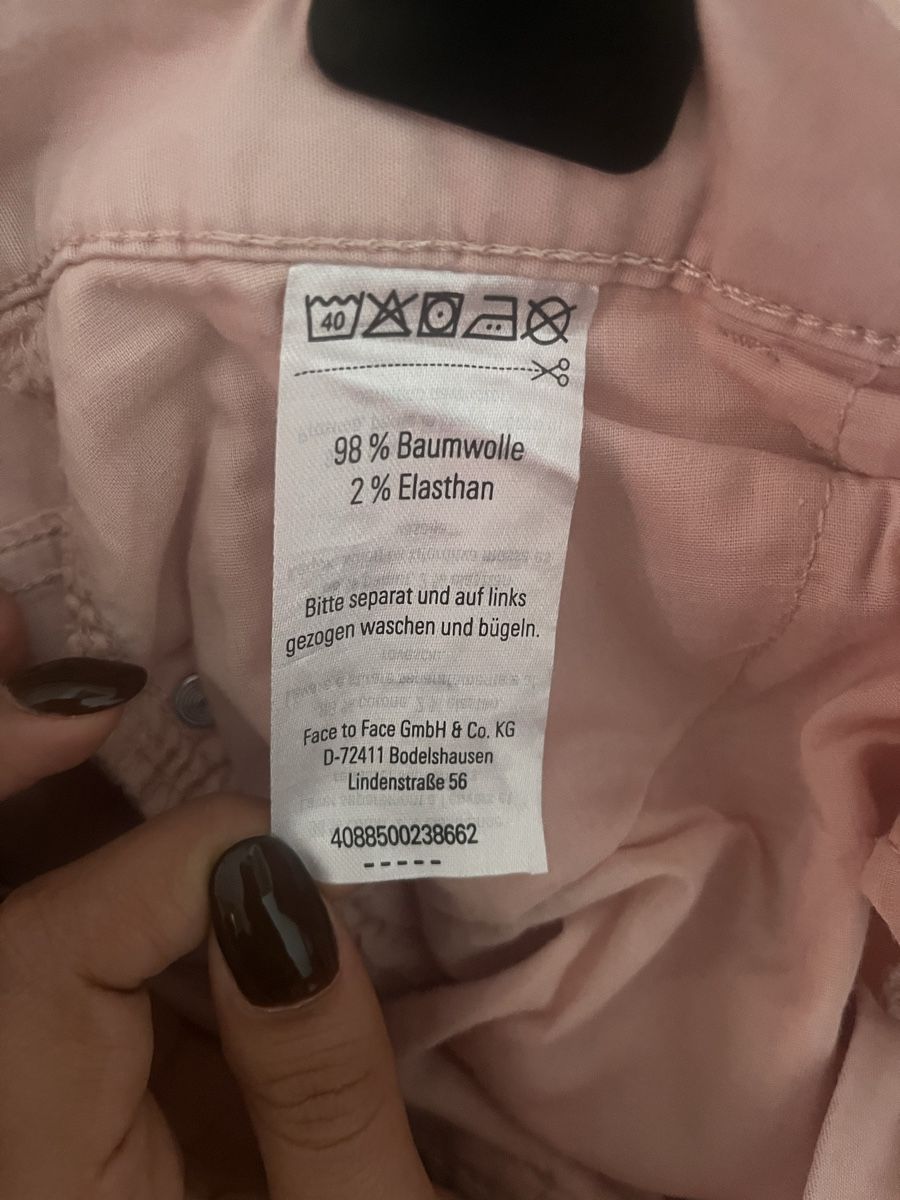 Pantaloni: Stoffhose Bluemotion Gr. 36 cm Rosa – Usato da Schübelbach venduto da lan_2rdc 4