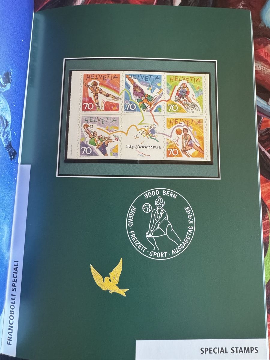 Alle Briefmarken: Schweizer Briefmarken Jahrbuch 1998 – Gebraucht aus Leutwil von Jaxon_withXx 7