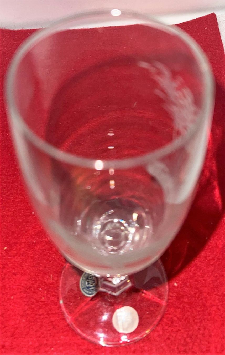 Bicchieri: Sektglas mit Hirsch aus Kristallglas – Nuovo (secondo la descrizione) da Lutzenberg venduto da Pinschi01 1