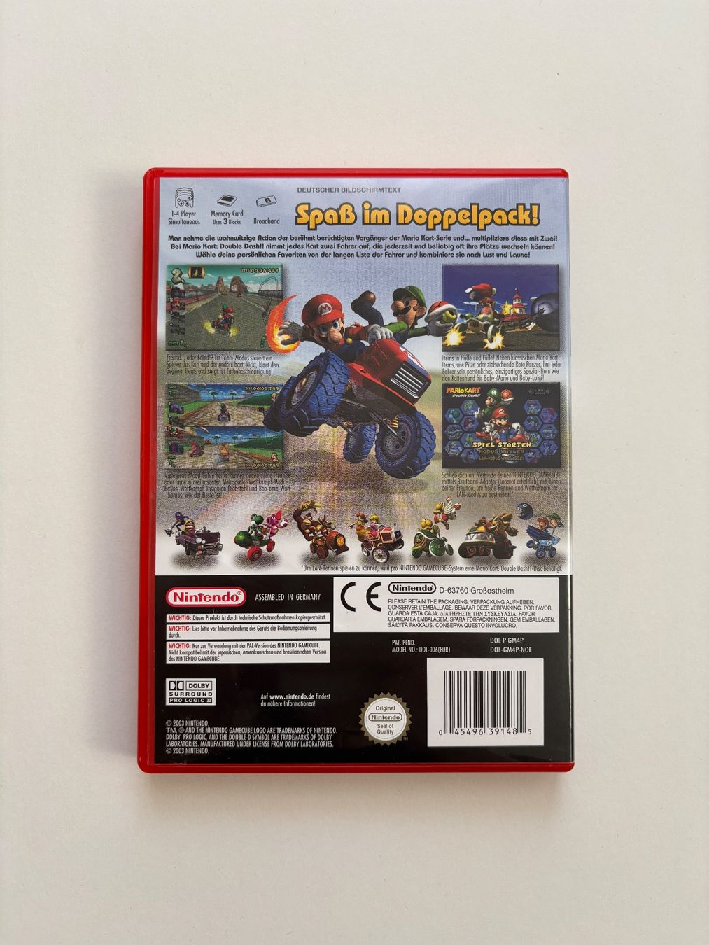 Nintendo Jeux: Mario Kart: Double Dash!! (Nintendo Gamecube) – D'occasion à Zürich par fisadr90 1