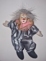 Clown Figur mit Haaren, ca. 15cm