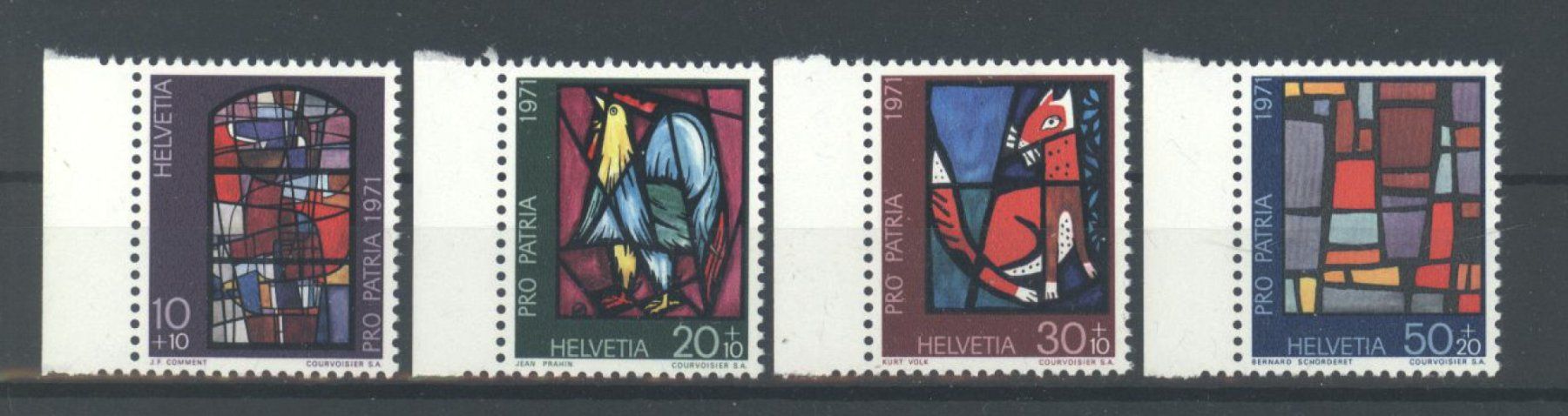 Alle Briefmarken: 1971, Pro Patria ** – Gebraucht aus Willisau von Vollstempel