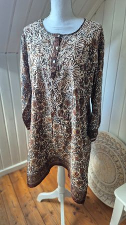 CACHET  🖤   ethnic boho tribal kleid SEIDE 🤎 Grösse L/XL