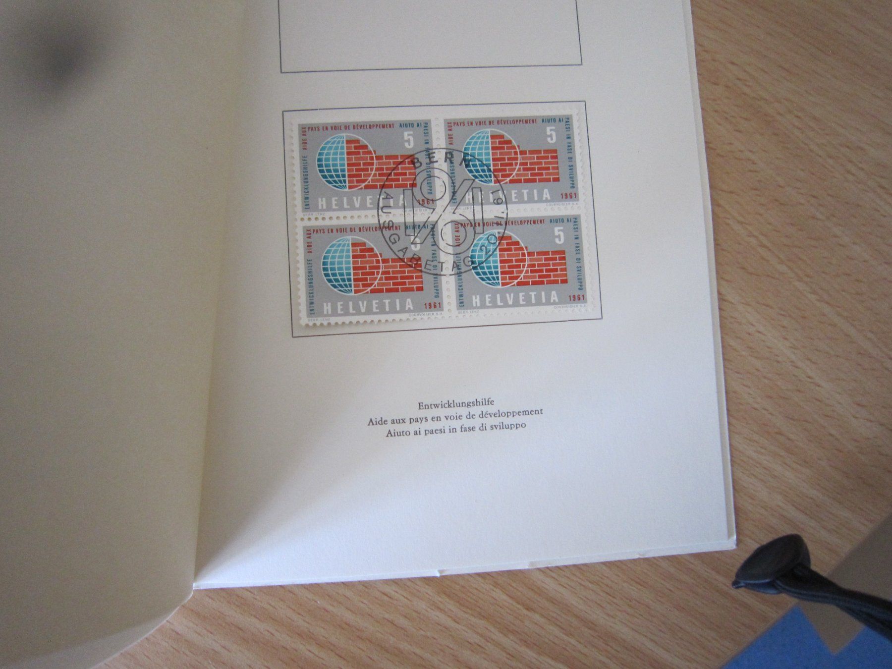 Tutti i francobolli: No 16 Buch 1961 4er Blocks mit ET Stempel – Usato da Giubiasco venduto da sal_9j6w 2