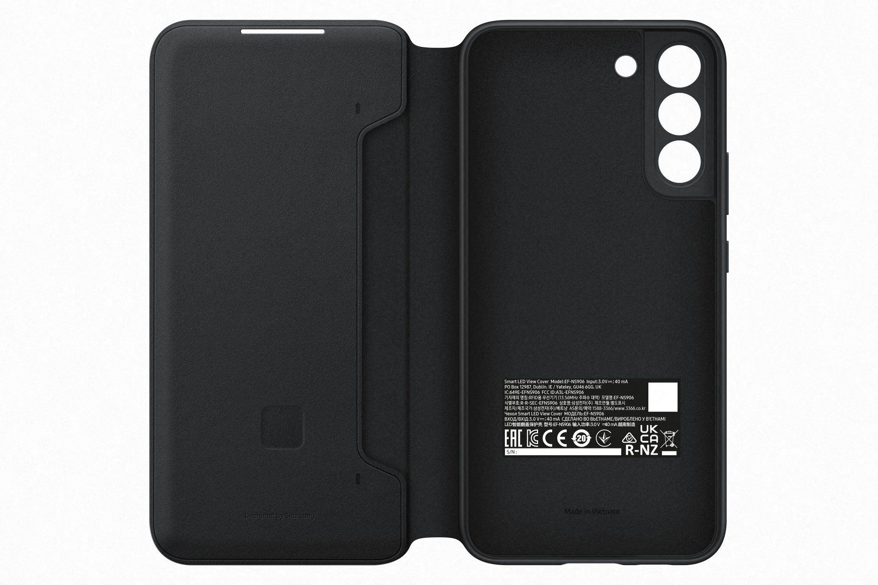 Samsung Cover & Protezioni schermo: Samsung S22+ Smart LED View Cover Black – Nuovo e nell'imballaggio originale da Niederurnen venduto da mowgli_1963 4