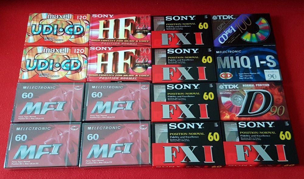 SONY FX Cassette Audio 90 min Normal Position Type I Neuve