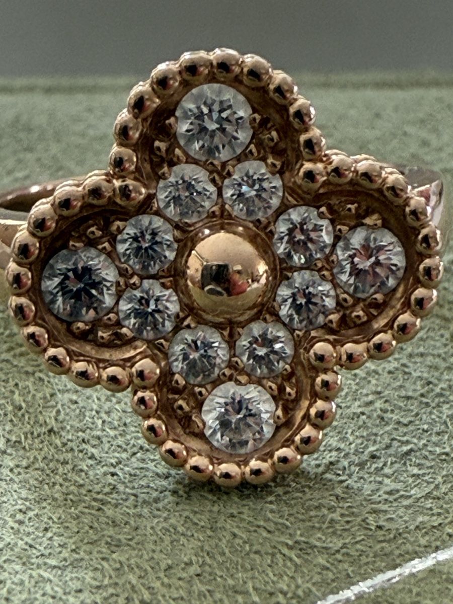Anelli: Van Cleef & Arpels Alhambra Ring Rotgold, Grösse 51 Top! – Nuovo (secondo la descrizione) da Uitikon Waldegg venduto da sar_267d 1