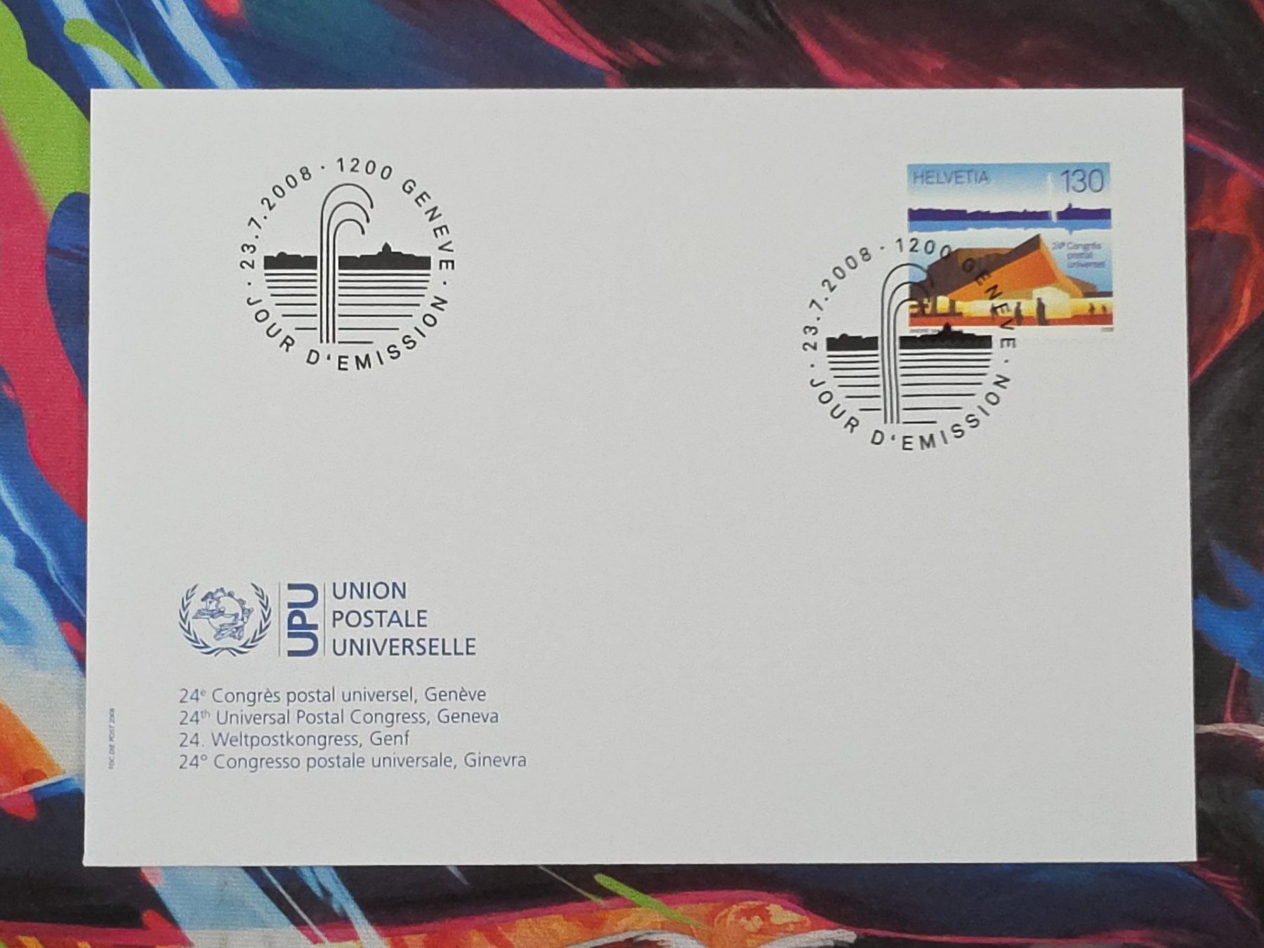 Tutti i francobolli: CL30 Enveloppe + Timbre Suisse 2008 – Usato da Cousset venduto da Patrick_Collections