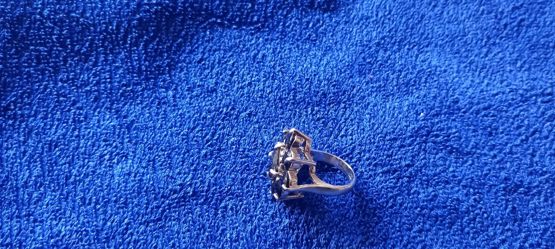 Anelli: Fingerring Silber mit Schmuckstein – Nuovo (secondo la descrizione) da Busswil TG venduto da zora69 1
