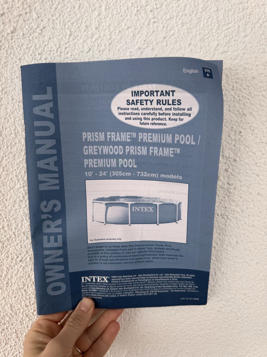 Intex Piscine: INTEX 3.05m Prism Frame Pool w/Filter Pump For Summer Fun! – Nuovo (secondo la descrizione) da Uetendorf venduto da Hana_Mati 4