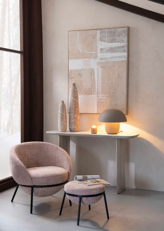 Excuisiter Sessel mit Hocker in rose.. (Neu und originalverpackt) in ...
