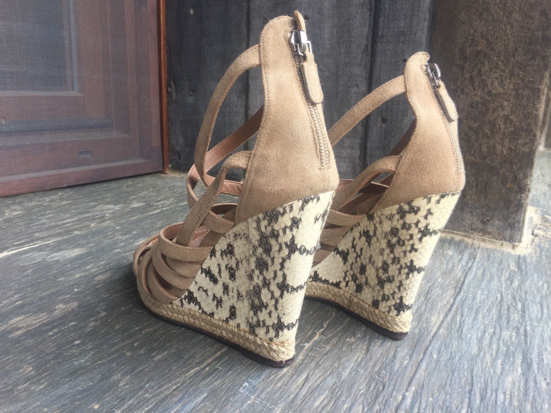 Scarpe da donna: Barbara Bui Python sandals / wedges (39) – Usato da Zug venduto da Nat.yushkevich 1