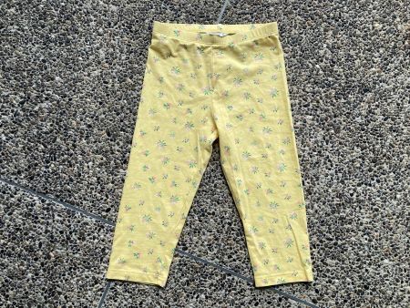 kurze Leggings / Capri Leggings Blumen, Gr. 128