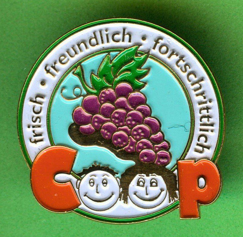 Placchette & Badge: Coop  Trauben – Usato da Winterthur venduto da Sammleroase